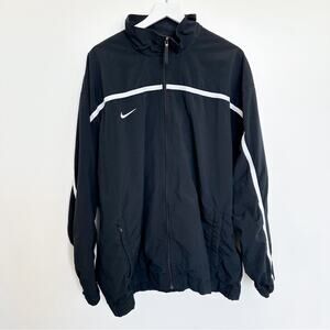 Vintage Nike Men’s Full Zip Black Windbreaker Jacket